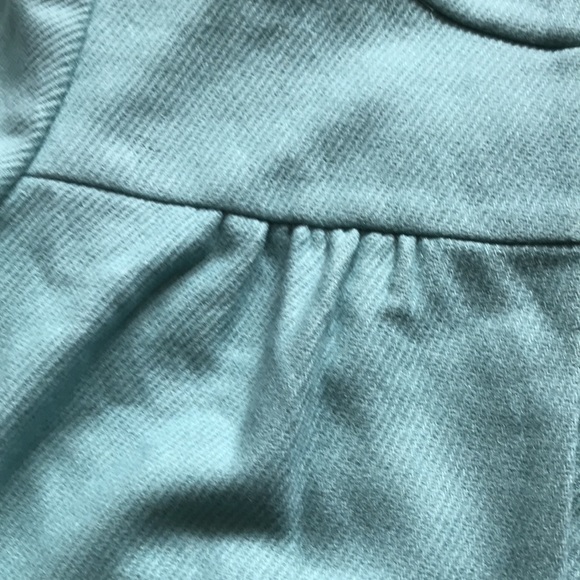 TABITHA 6 Robin's Egg Blue Wool Swing 60s Blazer in 3/4 Sleeve Length - Picture 4 of 7